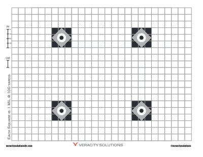 Precision Zeroing Target (4 tgt)